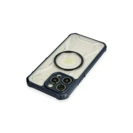 Newface Iphone 13 Pro Max Kılıf Prag Magneticsafe Kapak - Lacivert