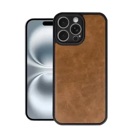 Newface Iphone 16 Pro Kılıf Aras Deri Kapak - Taba