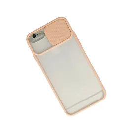 Newface Iphone 6 Kılıf Palm Buzlu Kamera Sürgülü Silikon - Pembe