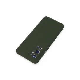 Newface One Plus 9 Pro Kılıf Nano Içi Kadife Silikon - Koyu Yeşil