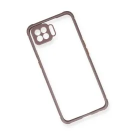 Newface Oppo A73 Kılıf Miami Şeffaf Silikon - Açık Mor