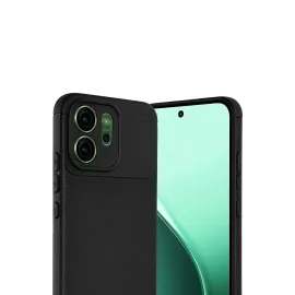 Newface Oppo Reno 14 Auto Focus Karbon Kapak - Siyah