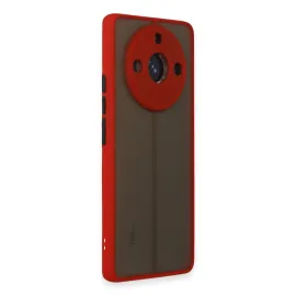 Newface Realme 11 Pro Kılıf Montreal Silikon Kapak - Kırmızı