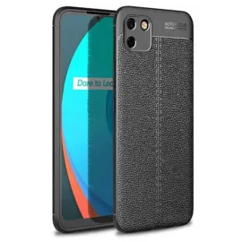 Newface Realme C11 Kılıf Auto Focus Kapak - Siyah