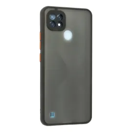 Newface Realme C21 Kılıf Montreal Silikon Kapak - Siyah