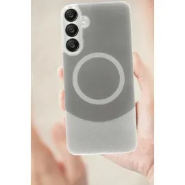 Newface Samsung A56 Kılıf Maya Karbon Kapak - Kırmızı