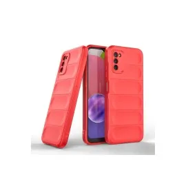 Newface Samsung Galaxy A03S Kılıf Optimum Silikon - Kırmızı