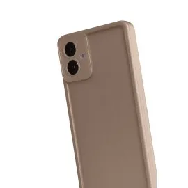 Newface Samsung Galaxy A07 Viera Silikon - Kahverengi