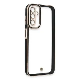 Newface Samsung Galaxy A14 4G Kılıf Liva Lens Silikon - Siyah