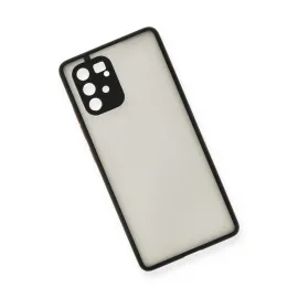 Newface Samsung Galaxy A91 / S10 Lite Kılıf Montreal Silikon Kapak - Siyah