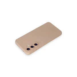 Newface Samsung Galaxy S23 Fe Kılıf Nano Içi Kadife Silikon - Pudra