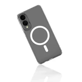 Newface Samsung Galaxy S25 Edge Kılıf Magneticsafe Şeffaf Silikon - Şeffaf