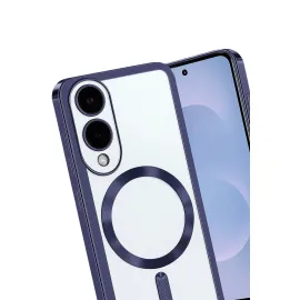 Newface Samsung Galaxy S25 Edge Kross Magneticsafe Kapak - Lacivert