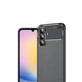 Newface Samsung Galaxy S25 Fe Auto Focus Karbon Kapak - Siyah