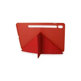 Newface Samsung Galaxy Tab A9 Plus Kılıf Kalemlikli Mars Tablet Kılıfı - Kırmızı