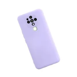 Newface Tecno Camon 16 Kılıf Nano Içi Kadife Silikon - Lila
