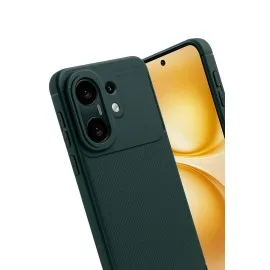 Newface Vivo X200 Fe Auto Focus Karbon Kapak - Koyu Yeşil