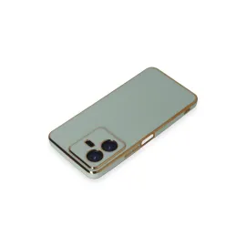 Newface Vivo Y22 2022 Kılıf Volet Silikon - Açık Yeşil