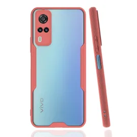 Newface Vivo Y53S Kılıf Platin Silikon - Pembe