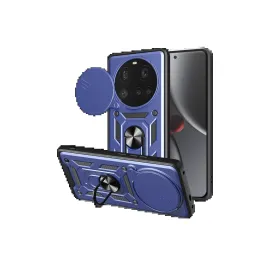 Newface Xiaomi Mi 15 Ultra Kılıf Pars Lens Yüzüklü Silikon - Lacivert