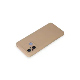 Newface Xiaomi Redmi 12C Kılıf Nano Içi Kadife Silikon - Pudra