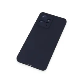 Newface Xiaomi Redmi Note 12 4G Kılıf Nano Içi Kadife Silikon - Lacivert