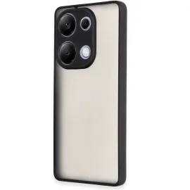 Newface Xiaomi Redmi Note 13 Pro 4G Kılıf Montreal Silikon Kapak - Siyah