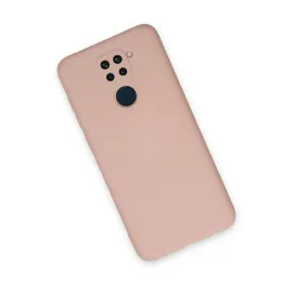 Newface Xiaomi Redmi Note 9 Kılıf Nano Içi Kadife Silikon - Pudra