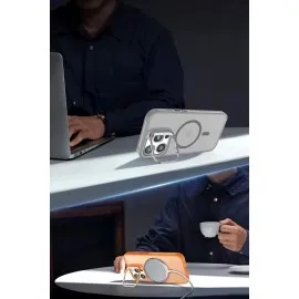 Joko iPhone 16 Pro Max Flet Lens Magsafe Kapak - Turuncu