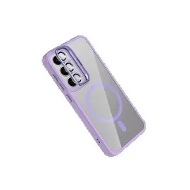 Joko Samsung Galaxy S25 Fe Remim Lensli Magsafe Standlı Kapak - Lila