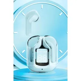 Konfulon GT13 Dijital Şarj Göstergeli Kablosuz Airpods Kulaklık - Beyaz