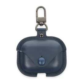 Newface Airpods Pro 2 (2.nesil) Çanta Deri Kılıf - Lacivert