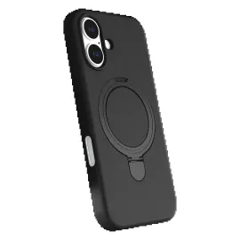 Newface Apple Iphone 16 Plus Regal Magsafe Standlı Kapak - Siyah