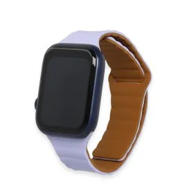 Newface Apple Watch 42Mm Kr411 Tailored Strap Kordon - Lila