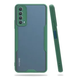 Newface Huawei P Smart 2021 Kılıf Platin Silikon - Yeşil