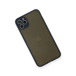 Newface Iphone 11 Pro Max Kılıf Montreal Silikon Kapak - Lacivert