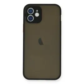 Newface Iphone 12 Mini Kılıf Montreal Silikon Kapak - Siyah