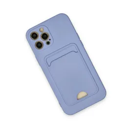 Newface Iphone 12 Pro Max Kılıf Kelvin Kartvizitli Silikon - Lila