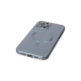 Newface Iphone 12 Pro Max Kılıf Moshi Lens Magneticsafe Silikon - Sierra Blue