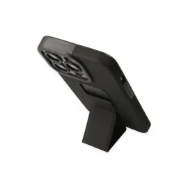 Newface Iphone 13 Pro Kılıf Mega Standlı Silikon - Siyah