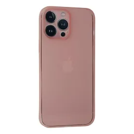 Newface iPhone 13 Pro Max Kılıf PP Ultra İnce Kapak - Pembe
