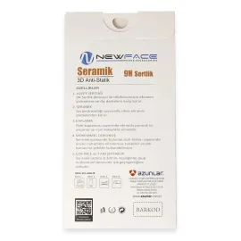 Newface Iphone 16 3D Antistatik Mat Seramik Nano Ekran Koruyucu