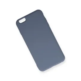 Newface Iphone 6 Plus Kılıf Nano Içi Kadife Silikon - Gri