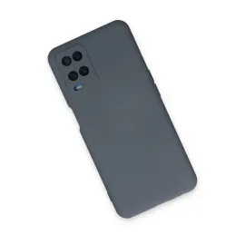 Newface Oppo A54 4G Kılıf Nano Içi Kadife Silikon - Gri