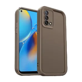 Newface Oppo A74 4G Kılıf Viera Silikon - Kahverengi