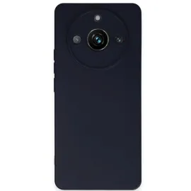 Newface Realme 11 Pro Kılıf Nano Içi Kadife Silikon - Lacivert