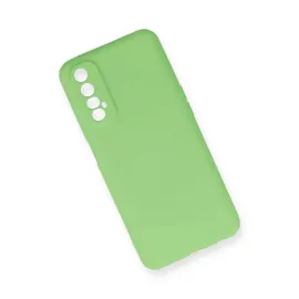 Newface Realme 7 Kılıf First Silikon - Yeşil