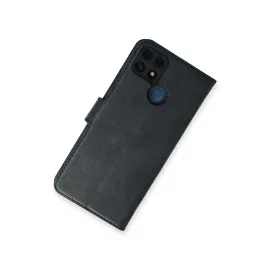 Newface Realme C25 Kılıf Trend S Plus Kapaklı Kılıf - Lacivert