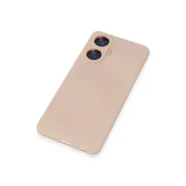 Newface Realme C55 Kılıf Nano Içi Kadife Silikon - Pudra