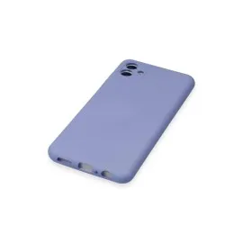 Newface Samsung Galaxy A04E Kılıf Nano Içi Kadife Silikon - Lila